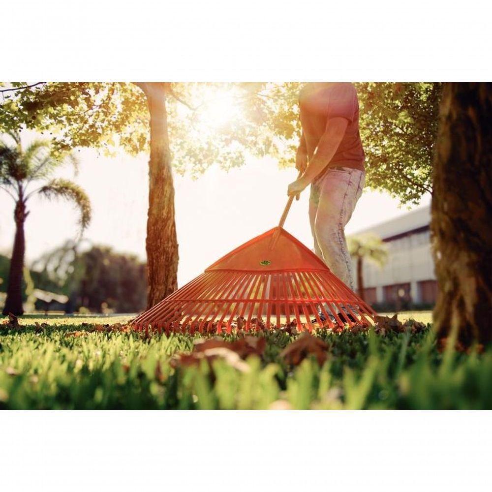 Vassoura Plástica Tramontina Laranja Com 30 Dentes Sem Cabo - 2