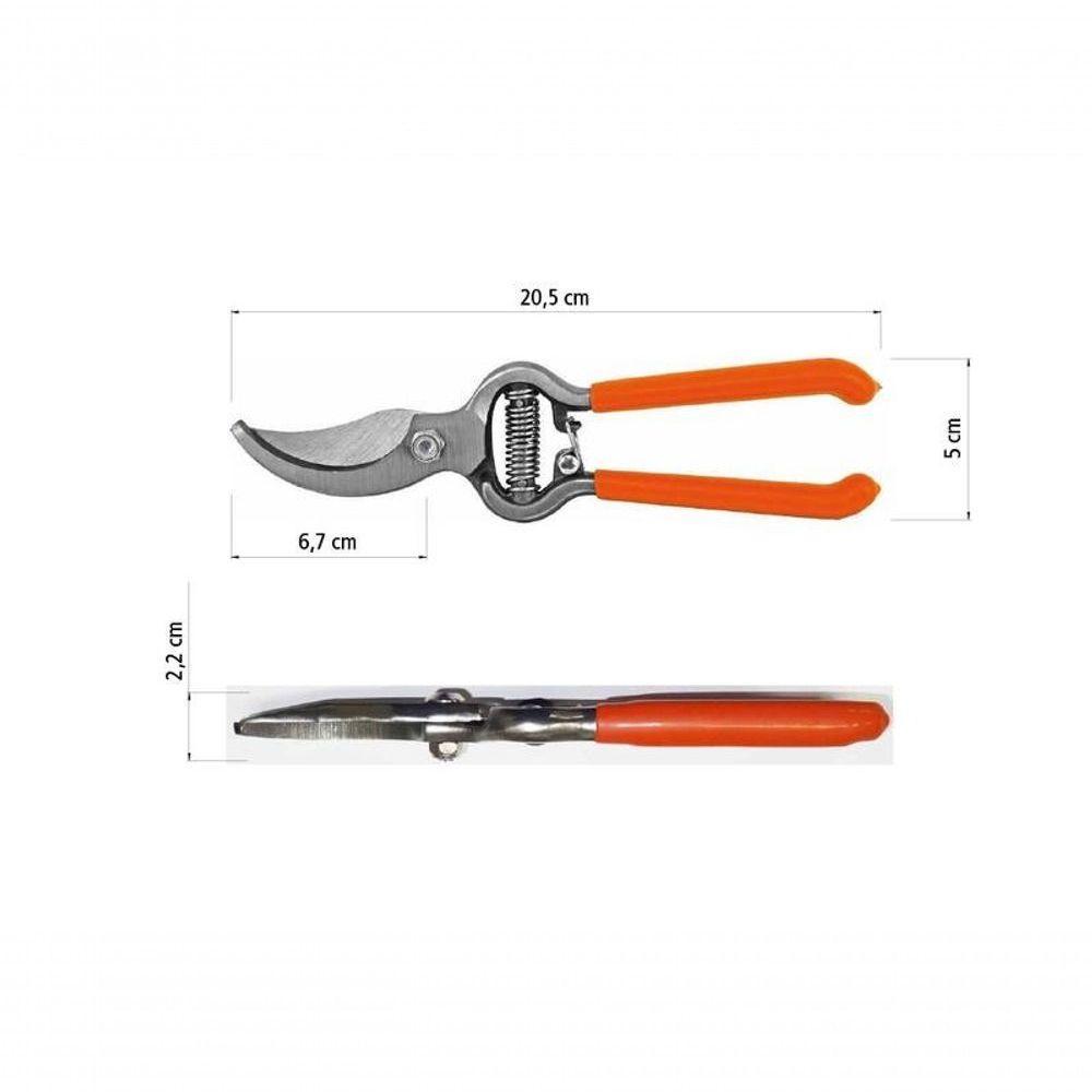 Tesoura De Poda Forjada Tramontina Em Aço Com Cabo Emborrachado - 4