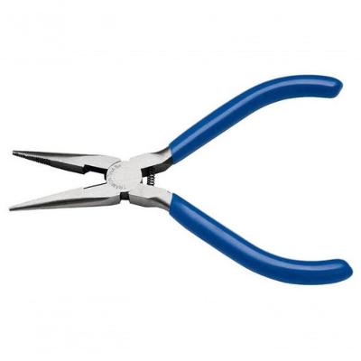 Alicate Meia Cana 5" Tramontina Basic Em Aço Especial Com Empunhadura Em Pvc Azul