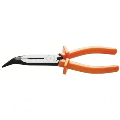 Alicate Meia Cana Bico Longo Curvo Isolado 1.000 V 8" Tramontina Pro