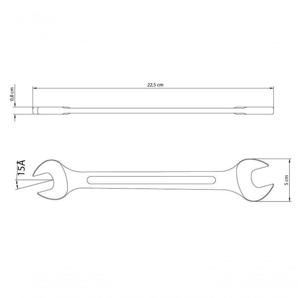 Chave Fixa Tramontina Master 13-16x7-8" Corpo Em Aço Especial Cromado - 2