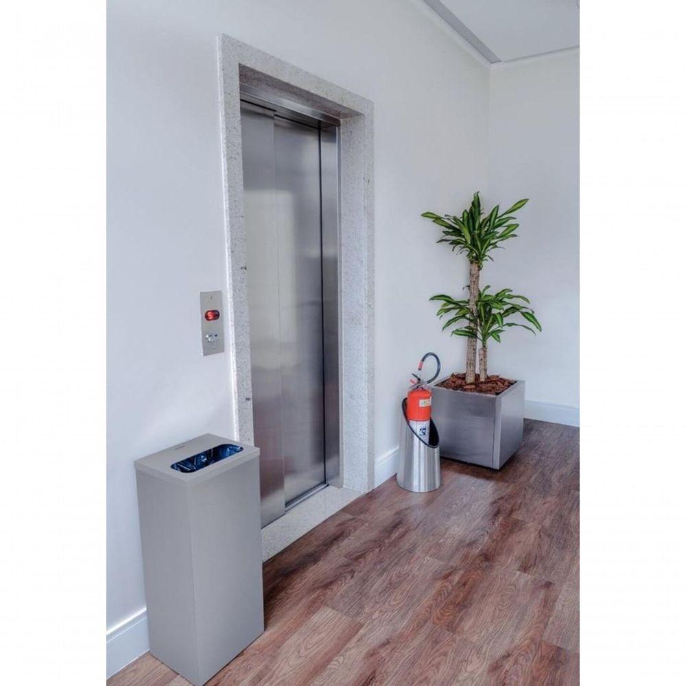 Lixeira Inox Tramontina Square Com Acabamento Acetinado 50 Litros - 2