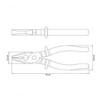 Alicate Universal 7" Tramontina Em Aço Especial Com Empunhadura Injetada - 2