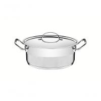 Caçarola Rasa Tramontina Professional 20cm Em Aço Inox Com Detalhe Satinado - 1