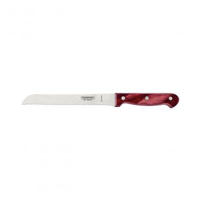 Faca Para Pão Tramontina Polywood Vermelho 7