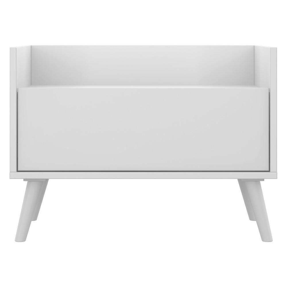 Gabinete Balcão Banheiro 80 Cm C/ Pés Retrô Branco - 5