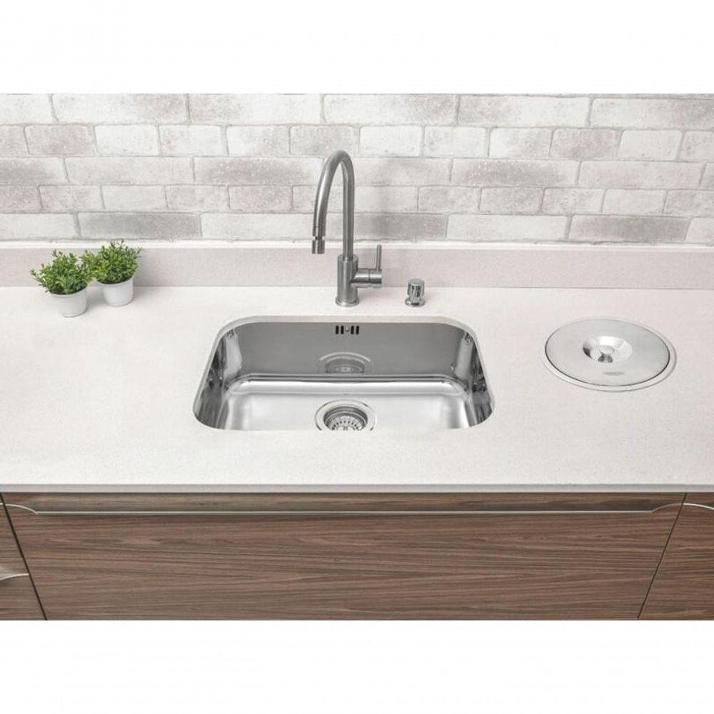 Monocomando Tramontina Arko Em Inox Com Acabamento Acetinado E Bica Articulada - 4