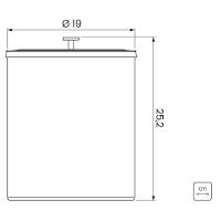 Lixeira Tramontina útil Em Aço Inox Acabamento Escovado Com Revestimento Rose Matte 5 Litros - 3