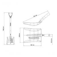 Pá Quadrada Tramontina Em Aço Com Cabo De Madeira 71cm 465-30 - 4