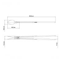 Cavadeira Articulada Leve Tramontina Com Cabo De Madeira 145cm E Batente Plástico - 4