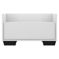 Gabinete Armário Banheiro 80Cm Multimóveis V5001 Branco/Preto Branco/Preto - 3