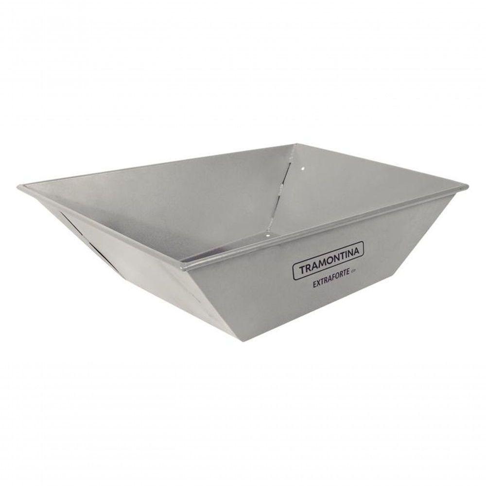 Caçamba Reforçada Tramontina Em Aço Cinza 65 Litros - 1