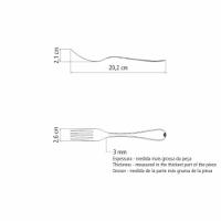 Garfo De Mesa Tramontina Vicenza Em Aço Inox - 3