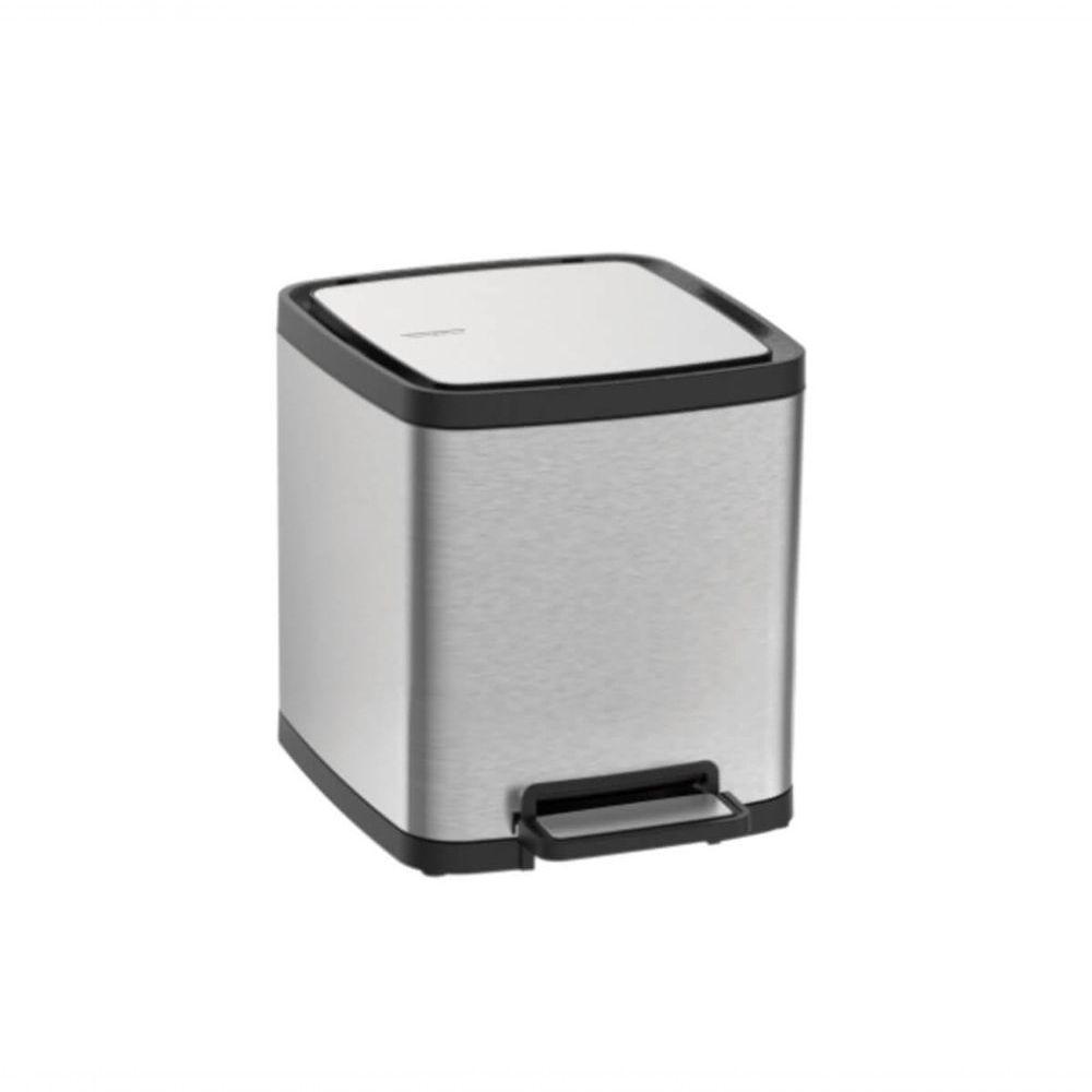 Lixeira Tramontina Octos Em Aço Inox Com Balde Removível E Pedal 10 L - 1