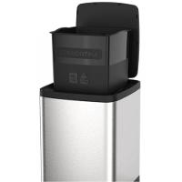 Lixeira Tramontina Octos Em Aço Inox Com Balde Removível E Pedal 10 L