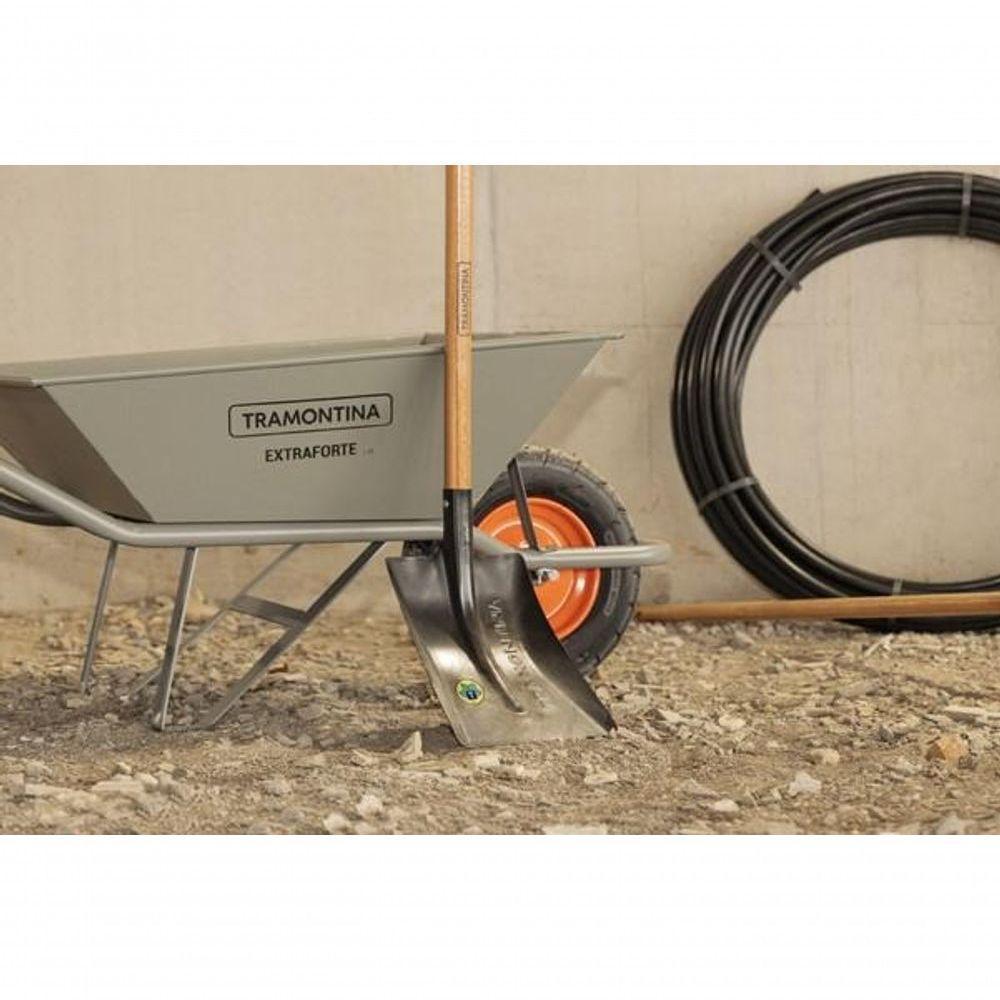 Pá Quadrada Tramontina Em Aço Com Cabo De Madeira 120cm 464-30 - 1