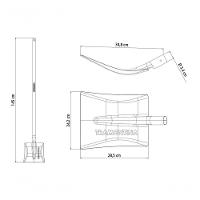 Pá Quadrada Tramontina Em Aço Com Cabo De Madeira 120cm 464-30 - 3