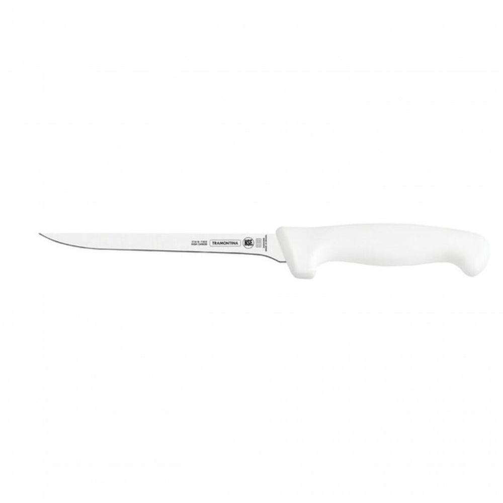 Faca Para Desossar Tramontina Profissional Com Lâmina Em Aço Inox E Cabo Em Polipropileno Branco 6 - 1