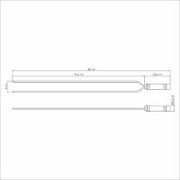 Espeto Duplo Para Churrasco Tramontina Com Lâmina Em Inox E Cabo De Madeira 85cm - 3