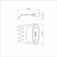 Garra Multiuso Tramontina Churrasco Black Em Aço Inox