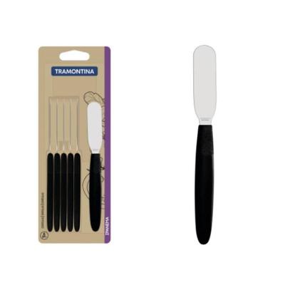 Espátulas Para Manteiga Tramontina Ipanema 6 Peças Preto