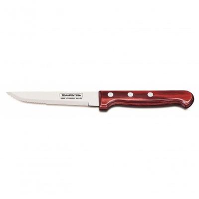 Faca De Churrasco Jumbo Inox Tramontina 5 Cabo Polywood Vermelho