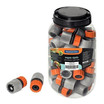 Engate Rápido Tramontina Pote Com 40 Unidades Para Mangueiras 1-2"