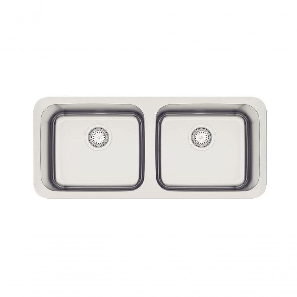 Cuba Tramontina Dora Duo 2c 40 Bl Em Aço Inox Com Acabamento Escovado - 1