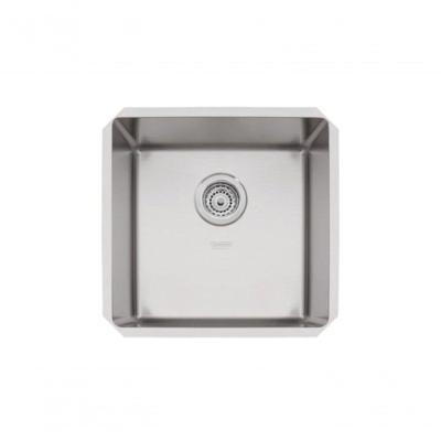 Cuba De Embutir Tramontina Design Collection Quadrum 40 U Em Inox Acabamento Acetinado 40x40 Cm