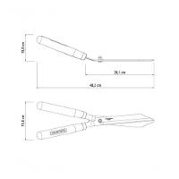 Tesoura Para Cerca Viva E Grama Tramontina Com Cabo De Madeira - 5