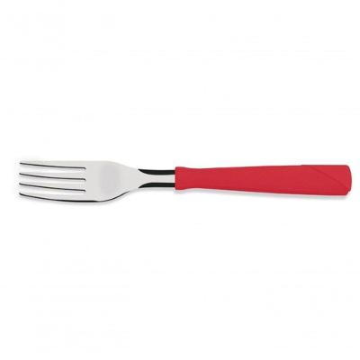 Garfo De Mesa Tramontina Inox New Kolor Vermelho