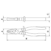 Alicate Universal Isolado 1.000 V 7" Tramontina Pro - 3