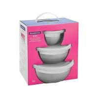 Jogo De Potes Tramontina Freezinox Com Tampa Plástica 3 Peças Práticos Para Cozinha - 4