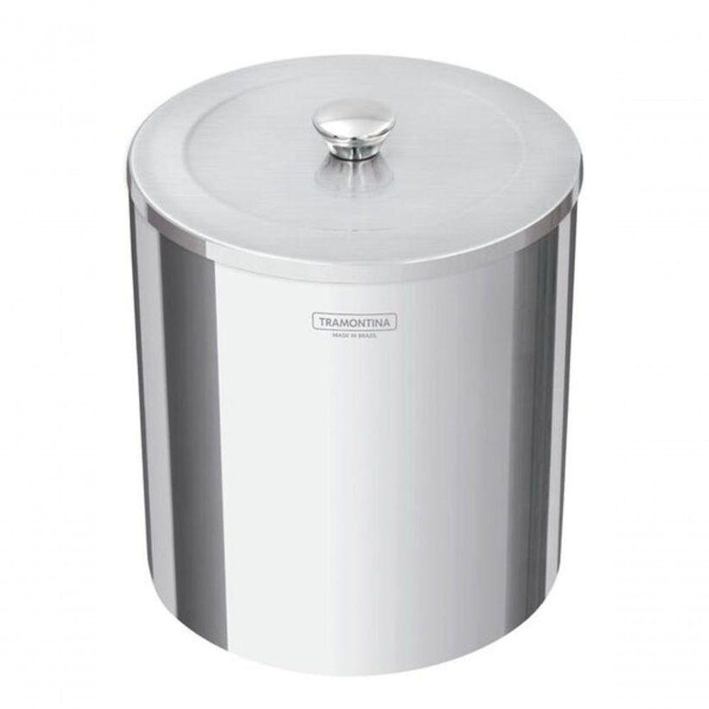 Lixeira Inox Tramontina útil Com Acabamento Escovado 5litros - 1