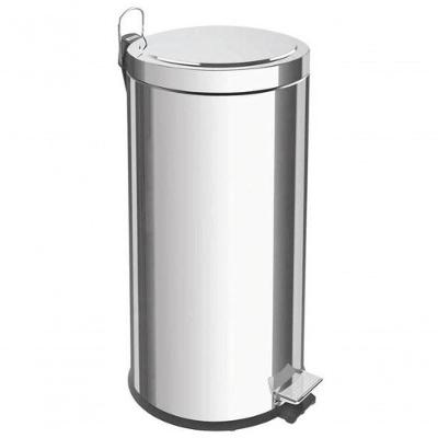 Lixeira Com Pedal Tramontina Brasil Em Inox Com Acabamento Polido 30 L