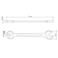 Chave Fixa Tramontina Master 3-8x7-16" Com Corpo Em Aço Especial Cromado - 2