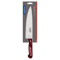 Faca Chef Tramontina Polywood 8 Aço Inox Vermelho - 3