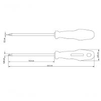 Chave De Fenda Tramontina Master Yellow 1-4x5" Com Ponta Cruzada - 3