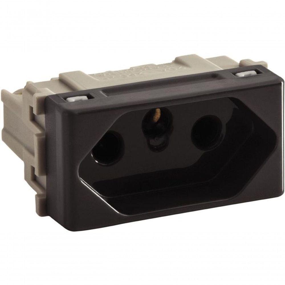 Módulo Tramontina Tomada 2p+t 20 A 250 V Grafite - 3