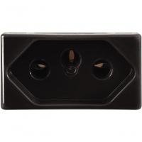 Módulo Tramontina Tomada 2p+t 20 A 250 V Grafite - 1