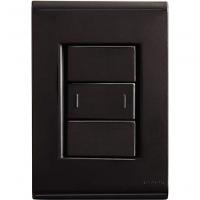 Conjunto Tramontina 4x2 Com 1 Interruptor Paralelo 10 A 250 V Liz Grafite - 1