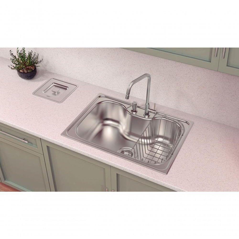 Torneira De Bancada Tramontina Angolare Em Aço Inox Com Sistema Anti-gotejamento - 2