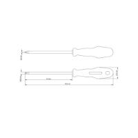 Chave De Fenda Tramontina Master Yellow 3-16x4 Com Ponta Cruzada - 3