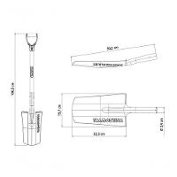 Pá Meia-lua Tramontina Em Aço Com Cabo De Madeira 71cm - 3