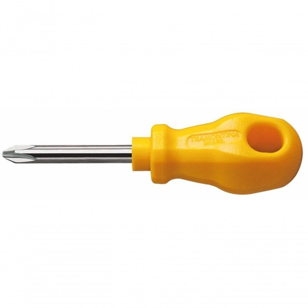 Chave De Fenda Toco Tramontina Master Yellow 1-4x1.1-2 Com Ponta Cruzada - 1