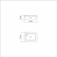 Pote De Vidro Tramontina Vittra 0,37 Litros Com Tampa Hermética De Silicone - 3
