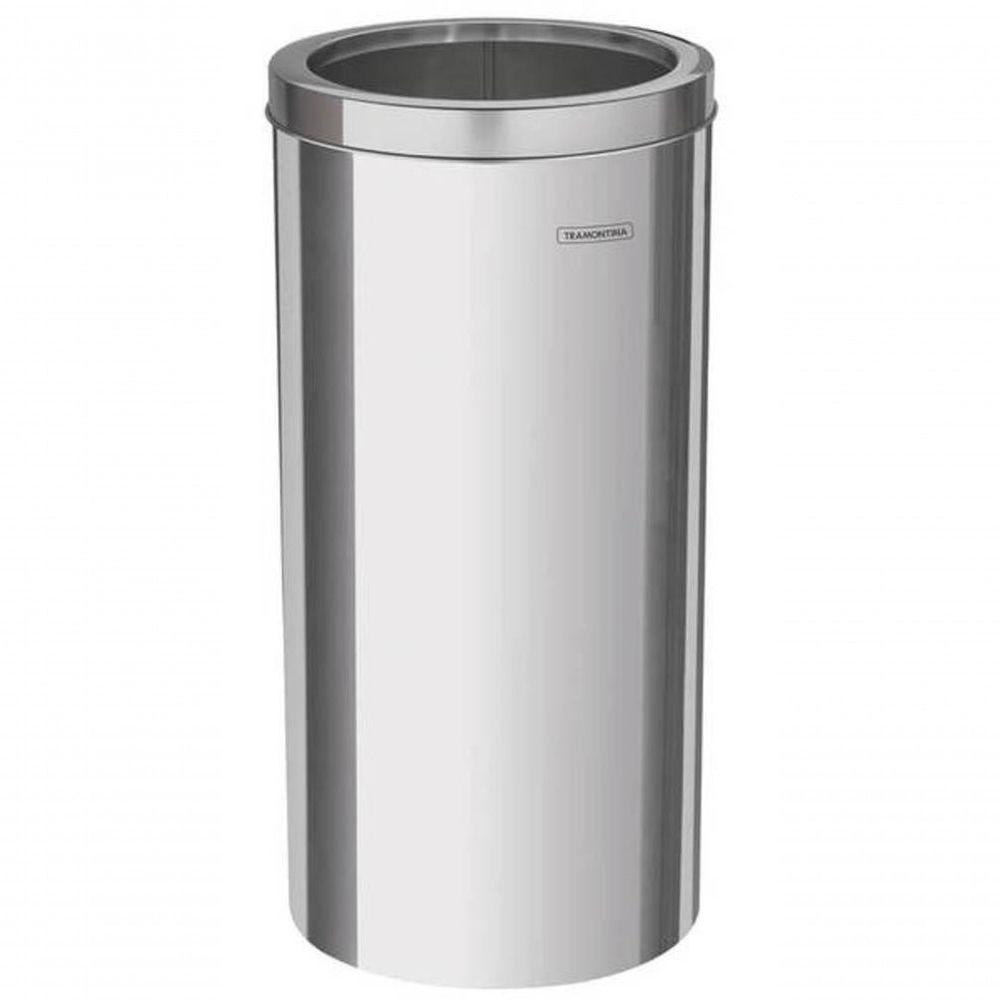 Lixeira Inox Tramontina Siena Com Acabamento Acetinado 30 Litros - 1