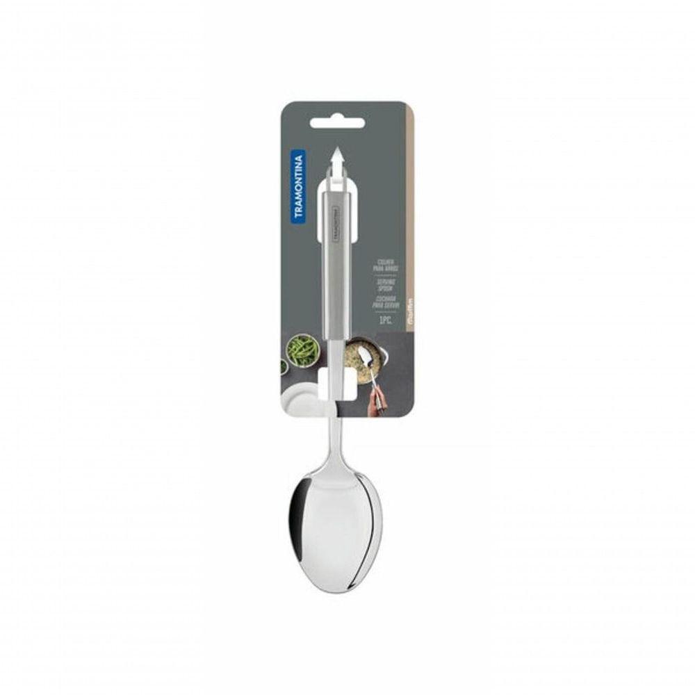 Colher Para Arroz Tramontina Marffim Em Aço Inox - 3