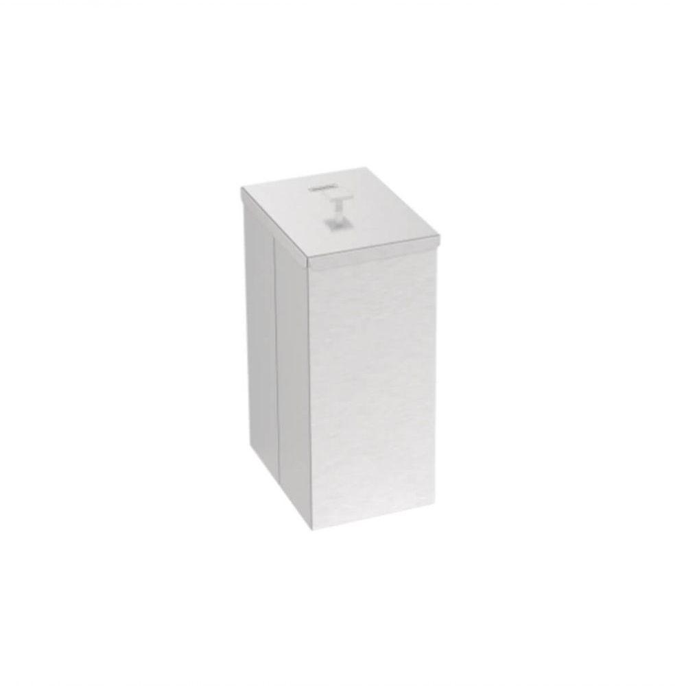 Lixeira Inox Luz Slim Tramontina Com Acabamento Escovado 5,5 Litros - 1