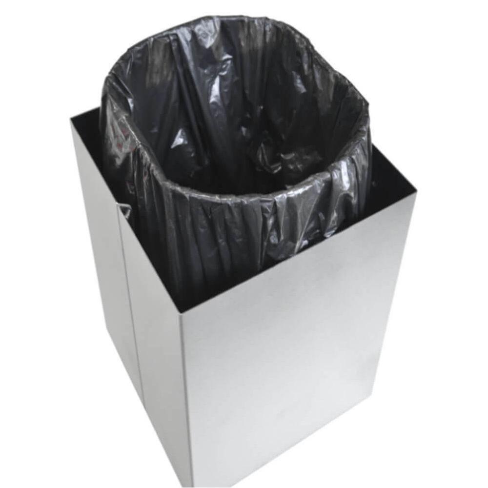 Lixeira Inox Luz Slim Tramontina Com Acabamento Escovado 5,5 Litros - 4